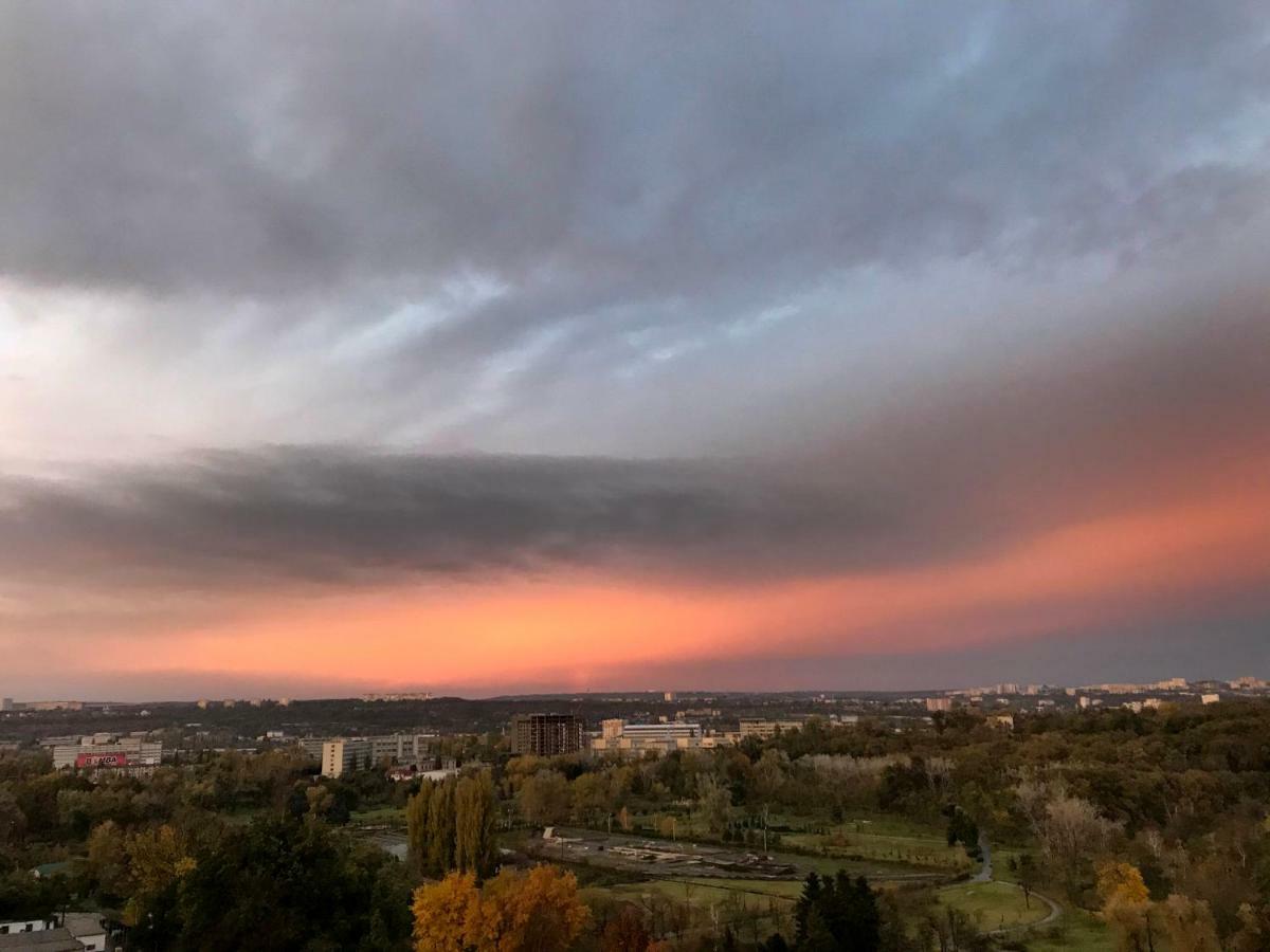 Fantastic View On Chisinau Center - Super Fast Wifi - Two Botanical Gardens - 2Br Leilighet Eksteriør bilde